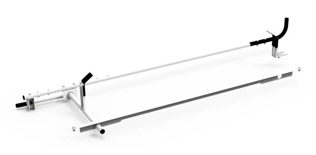4A81L – HOLMAN Ladder Rack Drop Down Mechanism, For Use With Clamp And Lock Racks On Drivers Side Powder Coated White...